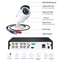 ZOSI-sistema de cámaras de seguridad para interiores y exteriores, grabador de vídeo DVR 1080P H.265 + 8CH 5MP Lite HD TVI con HD 1920TVL 1080P - details 11