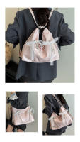 Bolso doble con lazo estilo Ballet para mujer, edición coreana, bolso de hombro individual de gran capacidad, primavera 2025 - details 6