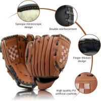 Guante de Béisbol para Deportes al Aire Libre Equipo de Práctica de Softbol Tamaño 9,5/10,5/11,5/12 - details 6