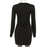 Manga larga con cuello cuadrado para mujer, moda de otoño, color a juego, nuevo - details 8