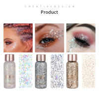 Handaiyan-brillo para ojos, uñas, pelo, cuerpo, cara, pegatinas, Gel, arte, lentejuelas sueltas, crema, joyas de diamantes, diamantes de imitación, maquillaje, fiesta, Festival - details 4