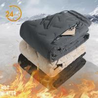 Pantalones de algodón de invierno para hombre, pantalones informales impermeables con bolsillo con cremallera, pantalones cálidos de lana gruesa, pantalones de esquí para correr al aire libre a prueba de frío 7XL - details 1