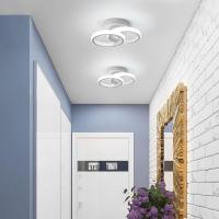 Plafón de Techo LED Redondo Blanco 22W GOECO, Luz Blanca 6500K, Aluminio,  25x17x9 cm - details 4