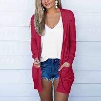 Cardigan de Manga Larga para Mujer Ouwu Ajuste Suelto, Manga de Punto con Bolsillo Adelgazante, Abrigo de Moda Casual - details 23