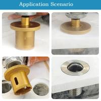 1 Abridor De Agujeros, Broca Para Amoladora, Broca Para Agujeros De Diamante Soldado, Brocas De Sierra Para Azulejos De Mármol, Abridor De Agujeros Para Lavabo, Taladro De Diamante - details 13