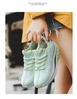 Zapatos deportivos de marca para mujer, zapatos de suela gruesa, zapatos de plataforma con tejido volador, zapatos tonificadores para mujer, zapatillas de deporte con cuña, zapatos con balancín transpirables - details 16