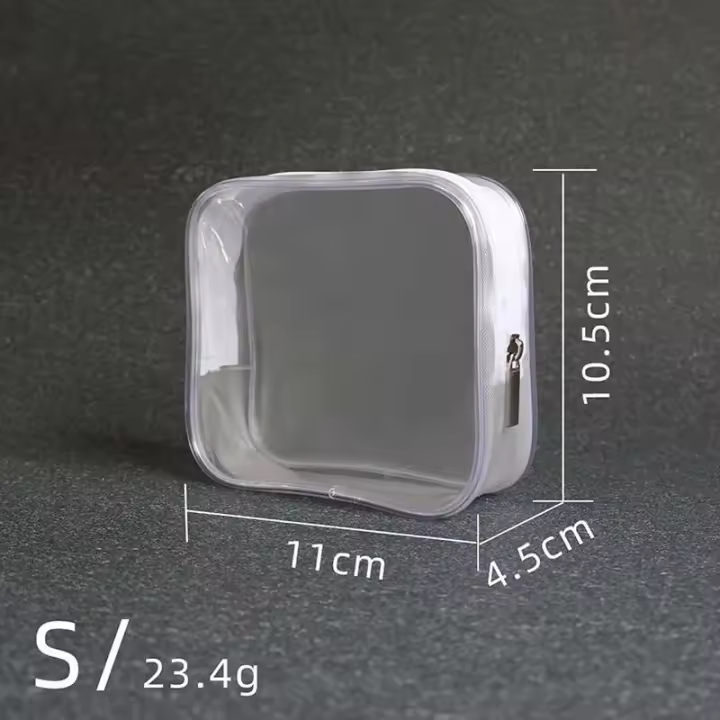 Organizador de viaje de PVC transparente, estuche de cosméticos para maquillaje, esteticista, neceser, bolsa de maquillaje, bolsas de lavado - 1