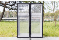La mosquitera de la ventana de la pantalla con cremallera de la ventana a prueba de mosquitos puede personalizar el chifón Autoa - details 17
