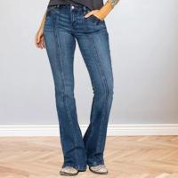 Jeans de Corte Medio para Mujer 2025 Pantalones Casuales de Denim Elástico para Talla XS-4XL - details 4