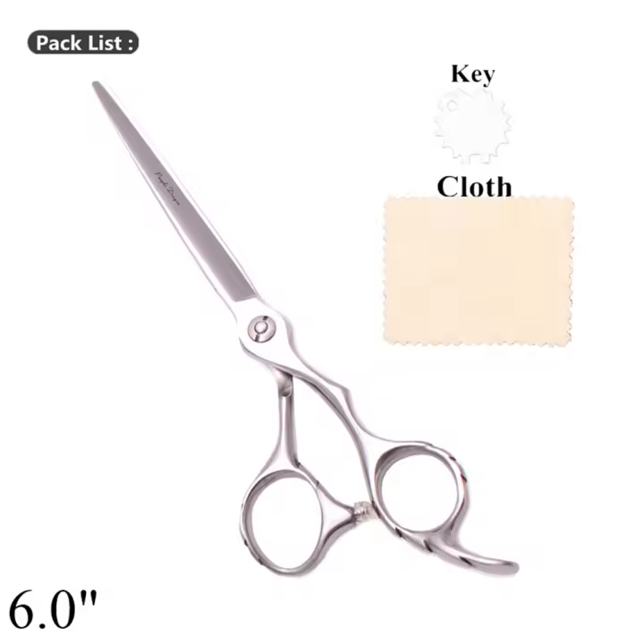 Tijeras profesionales de peluquería, 5,5 ", 6", acero inoxidable japonés, para cortar el cabello, para salón de belleza, envío directo - 1