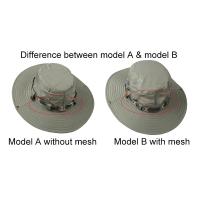 Summer Men Bucket Hat Outdoor UV Protection Wide Brim Panama Safari Hunting Hiking Hat Mesh Fisherman Hat Beach Sunscreen Cap - details 2