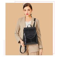 Nueva mochila, mochila simple para mujer, cuero de cera de aceite, mochila pequeña informal, bolso de viaje de alta gama de moda - details 11