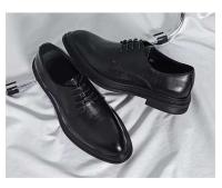 Zapatos de vestir para hombre de alta calidad, estilo informal de oficina de negocios, suaves y cómodos, Oxford formal de cuero de fibra ultrafina - details 7