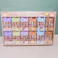 Juego de cintas Washi de la serie Capybara, pegatinas de papel de papelería japonesa, álbum de recortes, Adhesivo de dibujos animados, regalo de cumpleaños, 9 unids/set - details 2