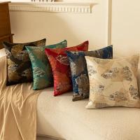 Fundas de Almohada Decorativas de Lujo para Sala de Estar Diseño de Hojas de Ginkgo Bronceado Dorado Estilo Nórdico para Sofá - details 8