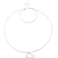 Nuevo vientre para mujer, cadenas de cintura cruzada, traje femenino, joyería corporal a la moda para niña - details 2