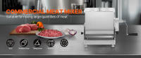 SucceBuy Mezclador de Carne Manual 30L con Tanque Inclinable para Mezclar Salchichas y Carne - details 0