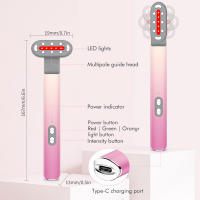 Máquina de Masaje para Belleza de Ojos con Luz Roja Terapia Herramienta de Cuidado con Vibraciones Tratamiento de Salón Compresión de Calor Dispositivo para Piel Normal - details 12