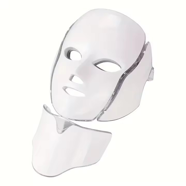 Máscara Facial LED de 7 Colores para Terapia de Luz Antienvejecimiento para Piel Brillante Regalo Perfecto para el Día de San Valentín o Cumpleaños para Mujeres - 1
