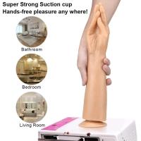 Leten Super largo suave mano simulada brazo Real juguete masaje Anal consolador masturbación sexo productos para adultos - details 7