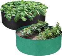 Bolsa de cultivo de patatas, bolsa de cultivo de 15/50/100 galones, bolsa de cama de jardín elevada, contenedor de cultivo de plantación redondo y transpirable para patatas, tomates y zanahorias - details 0