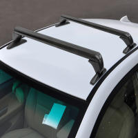 Universal Car Top Roof Rack Cross Bar Luggage Cargo Carrier,2 PCS Black Roof Bars Aluminum with Lock Suitable for 4/5 Door Cars - details 0