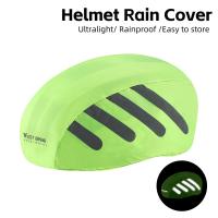 Gorros de bicicleta con cordón, cubierta de lluvia con tira reflectante, a prueba de viento, impermeable, Universal para cascos de ciclismo - details 14