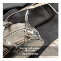 Bolso pequeño plateado de gama alta para mujer 2025 nuevo bolso de mensajero versátil popular bolso de bolos portátil de moda - details 16