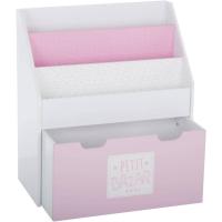 Librería Gris con contenedor con Ruedas, L. 62,5 x l. 30 x H. 70 cm (JJ1044) - details 12