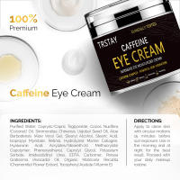 Crema para ojos con cafeína para antienvejecimiento, ojeras, bolsas, hinchazón. Gran tratamiento para levantar los ojos y reafirmar la piel debajo de los ojos - details 4