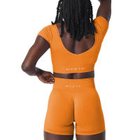 Sujetador Deportivo Sin Costuras Nvgtn New Serene Spandex Top para Mujer Mejora del Pecho Elástico Transpirable Underwear de Ocio y Deportes - details 29