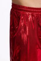 Modo Superficie brillante estampage à chaud hommes pantalons décontractés Harajuku Hip Hop Disco danse Streetwear cordon discothèque pantalon - details 11