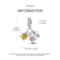 Abalorios de Plata 925 con Diseño de Guitarra y Música para Fiestas, Compatibles con Pulseras de Plata 925 Originales, Joyería Fina para Mujer, Regalos Finos - details 4