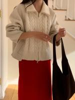 Suéter De Mujer, suéteres De invierno para Mujer, cárdigan Traf, tejido grande para Mujer, Ropa De abrigo De punto holgada De manga larga, Ropa De Mujer - details 23