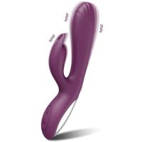 Leten-vibrador de conejo fuerte, consolador de punto G, juguete sexual para adultos para mujer, masajeador de vagina de silicona suave, estimulador de clítoris vaginal recargable - details 2
