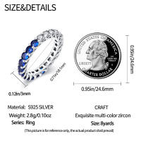 Anillo de Plata Esterlina 925 con Zirconia de Estrella de Copo de Nieve - details 29
