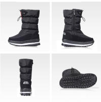Botas de nieve de terciopelo para mujer, botas de algodón casuales gruesas de caña media cálidas antideslizantes - details 24