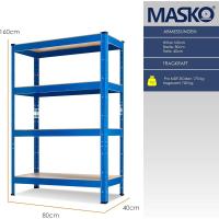 Estantería de Almacenamiento para Cargas Pesadas 180 x 90 x 40 cm, Hasta 875kg, 5 Estantes Ajustables, Tablero de Fibra de Densidad Media y Metal - details 9