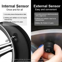 E-ACE Smart Car TPMS Auto sistema de monitoreo de dispositivos externos alarma de seguridad USB TMPS Sensor de presión de neumáticos - details 6