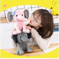 Elefante Gris de 25cm Juguete de Peluche Suave para Dormir Muneco de Peluche para Habitación de Bebé Regalos Decorativos - details 15