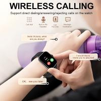 Nuevo reloj inteligente unisex con pantalla táctil completa y esfera grande de 1,91 pulgadas con recordatorios de llamadas y mensajes inalámbricos, regalos exquisitos para familiares y amigos, notificaciones meteorológicas, podómetro de seguimiento deport - details 1