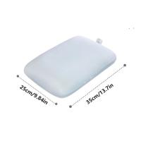 Almohada de seda de hielo transpirable, almohada cómoda con núcleo para las cuatro estaciones, almohada protectora para el cuello, almohada ligera de textura suave para siesta en la oficina - details 0