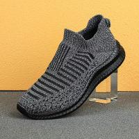 Zapatos informales transpirables para hombre, zapatos ligeros para caminar al aire libre, zapatillas antideslizantes para hombre, zapatos planos vulcanizados sin cordones 2023 - details 2