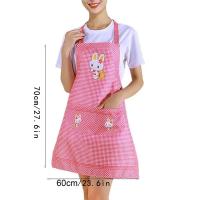 Delantal de Cocina con Diseño de Dibujos Animados Impermeable, Compartimentos para Cocinar, Hornear, Barbacoa, Fiesta Para Adultos, Adecuado para Cocina, Salón de Uñas - details 0
