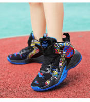 Zapatos de baloncesto antideslizantes para niños, zapatos deportivos transpirables, cómodos zapatos atléticos de entrenamiento de gimnasia, Zapatillas altas para niños - details 17