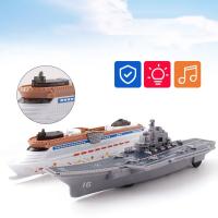 Colección creativa de regalo de cumpleaños con luz y sonido, modelo de crucero, juguete para decoración del hogar, barco de revestimiento oceánico - details 1