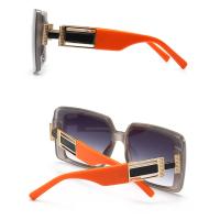 Toyear-gafas de sol cuadradas de diseñador de marca de lujo para mujer y hombre, gafas de sol Vintage con montura grande, gafas de viaje para conducir, tonos ins, UV400 - details 8