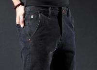 Jeans Estilizados para Hombres Pantalones de Primavera y Otoño Ajuste Cinturón Alto - details 7