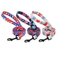 Correa nailon perro 150cm, cuerda de plomo con estampado colorido perros y gatos, correas cinturón mascotas, entrenamiento para - details 3