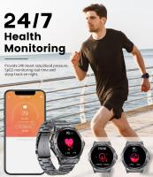 Reloj inteligente militar para hombres (responder/hacer llamada), 1,43 "AMOLED, resistente - details 2